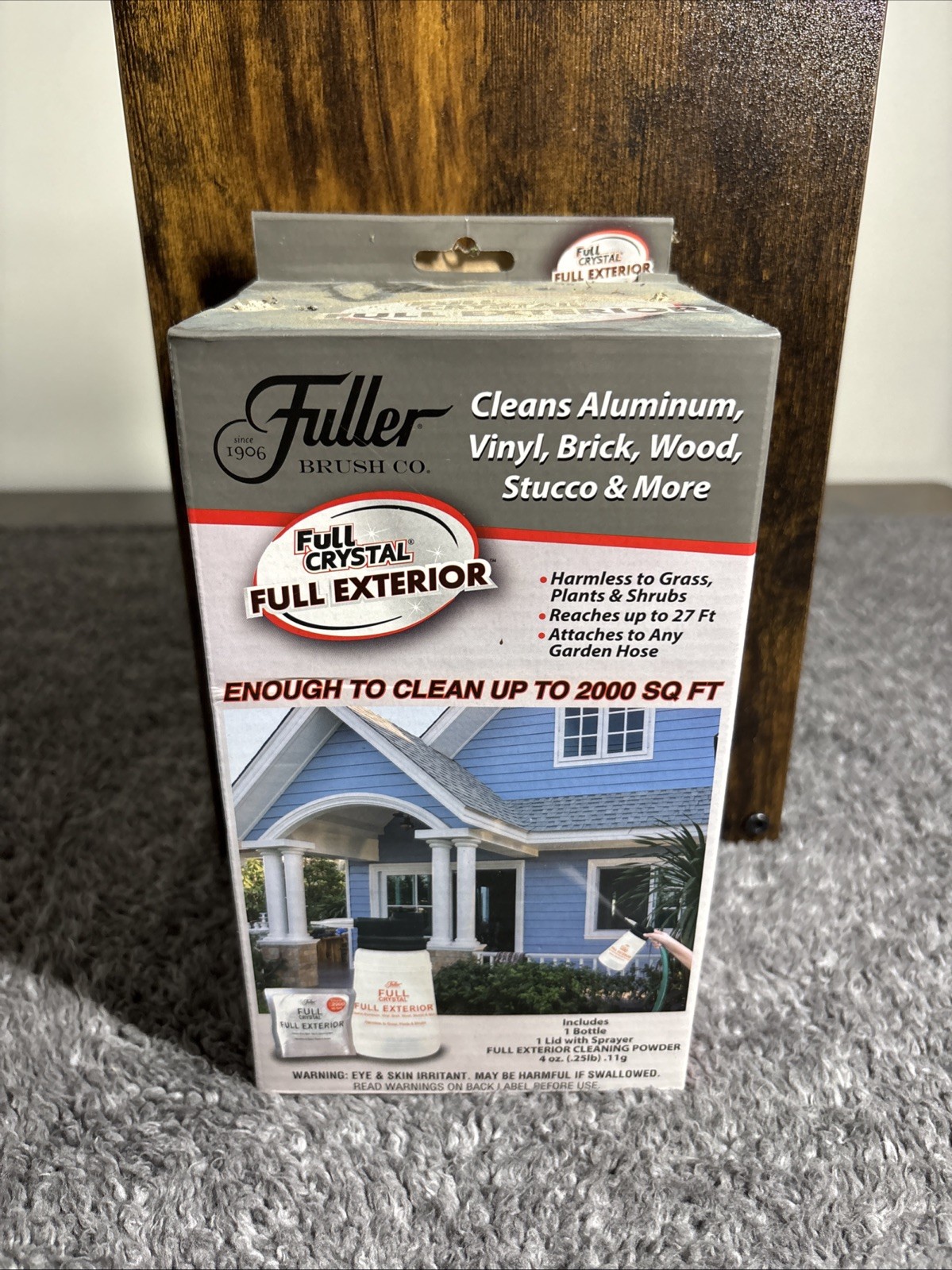 Fuller Brush FBFCEX-6 Full Exterior Crystal Cleaner As Seen on TV Bottle +Powder