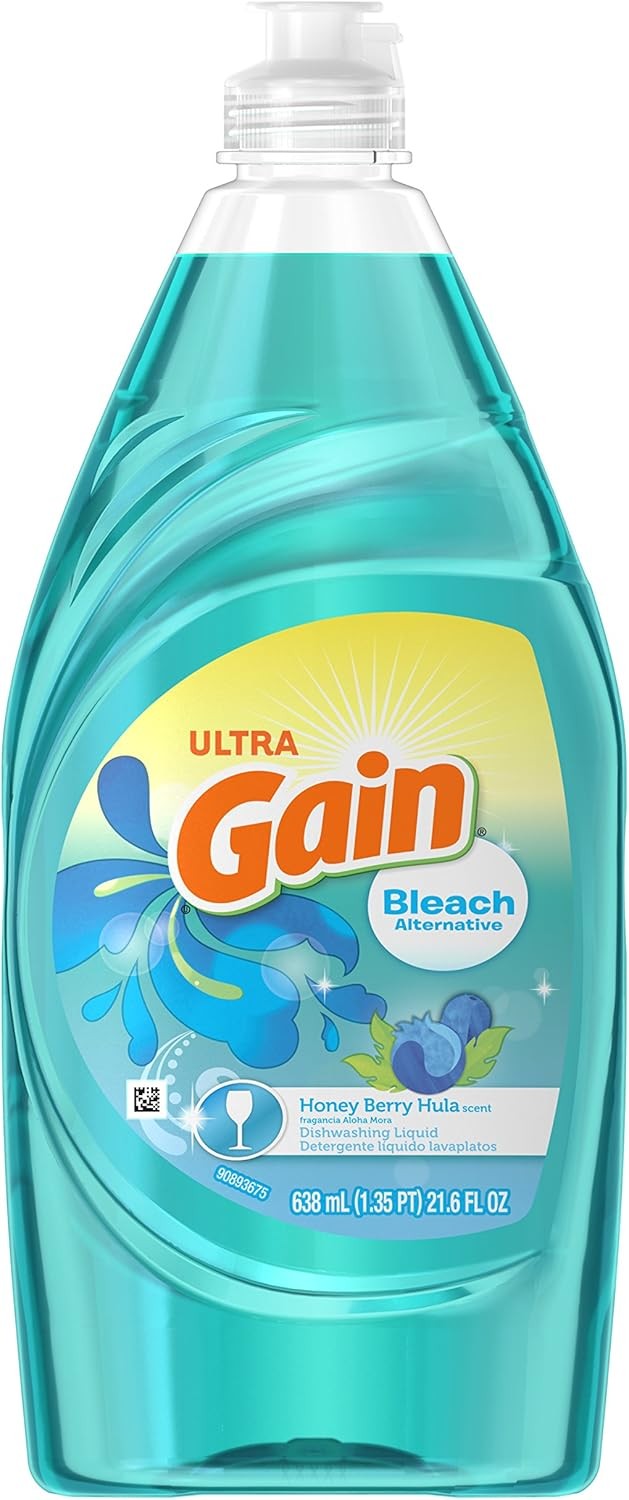 Ultra Dishwashing Liquid, Honey Berry Hula, 21.6 fl oz, Biodegradable
