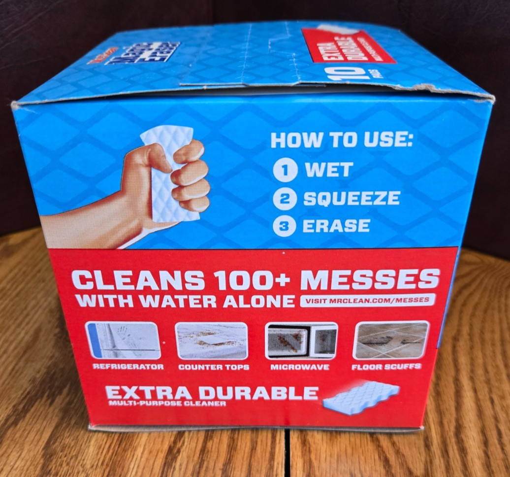 Mr. Clean Magic Eraser Cleaning Pads – Pack of 10 Extra Durable New