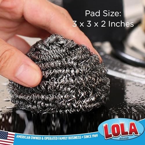 Jumbo Stainless Steel Wool Scourer – 35g Curled Flat Wire for Tough Cookware Cle
