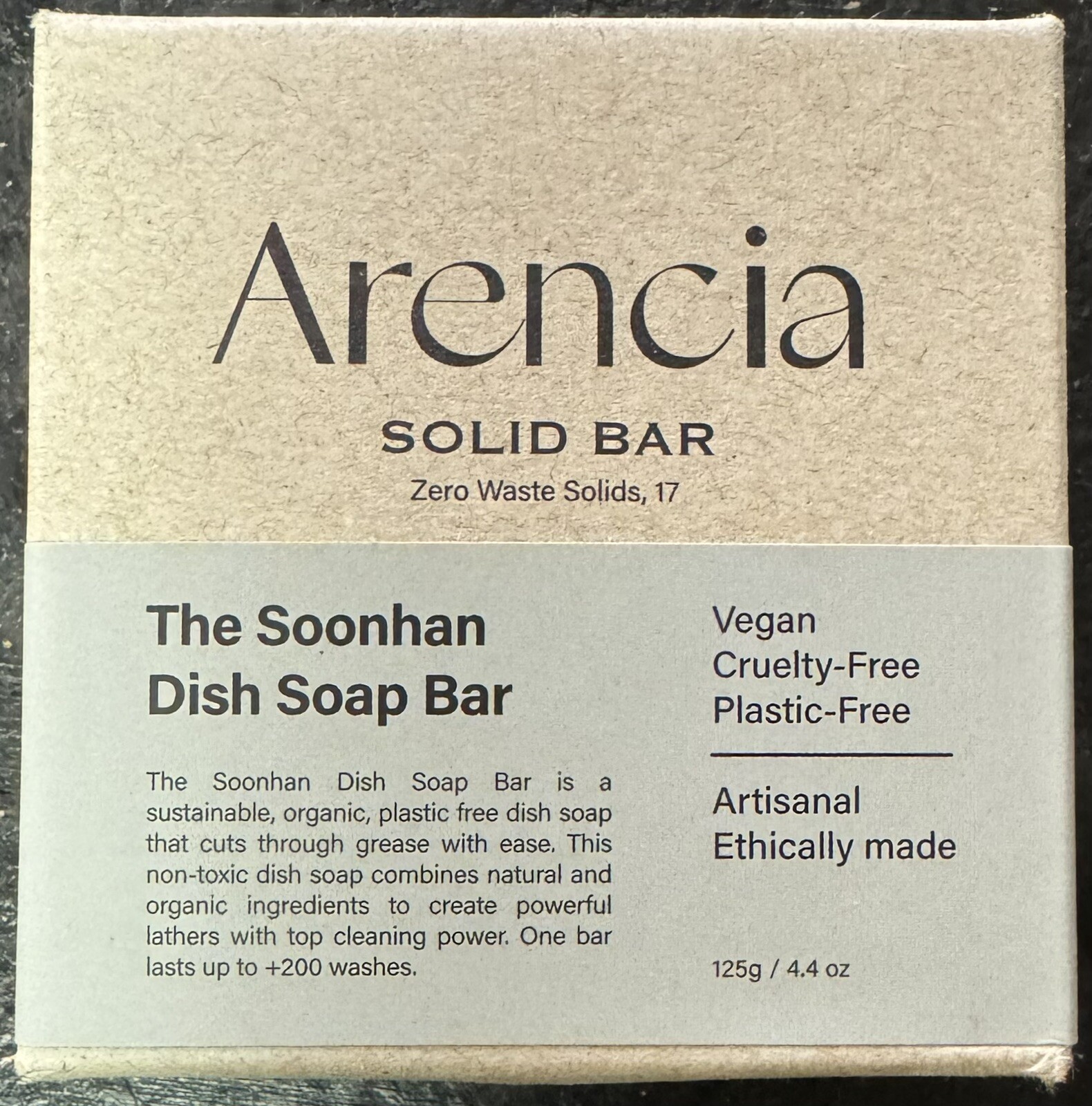 Arencia Solid Bar The Soonhan Dish Soap Bar
