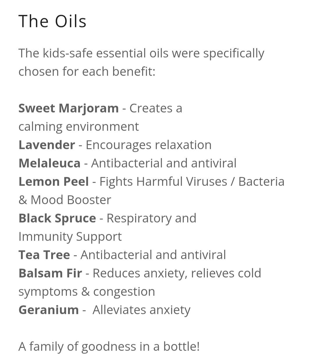 Mama Beans Knows Best Aromatherapy Cleaning Concentrate Essential Oils Eco Kids