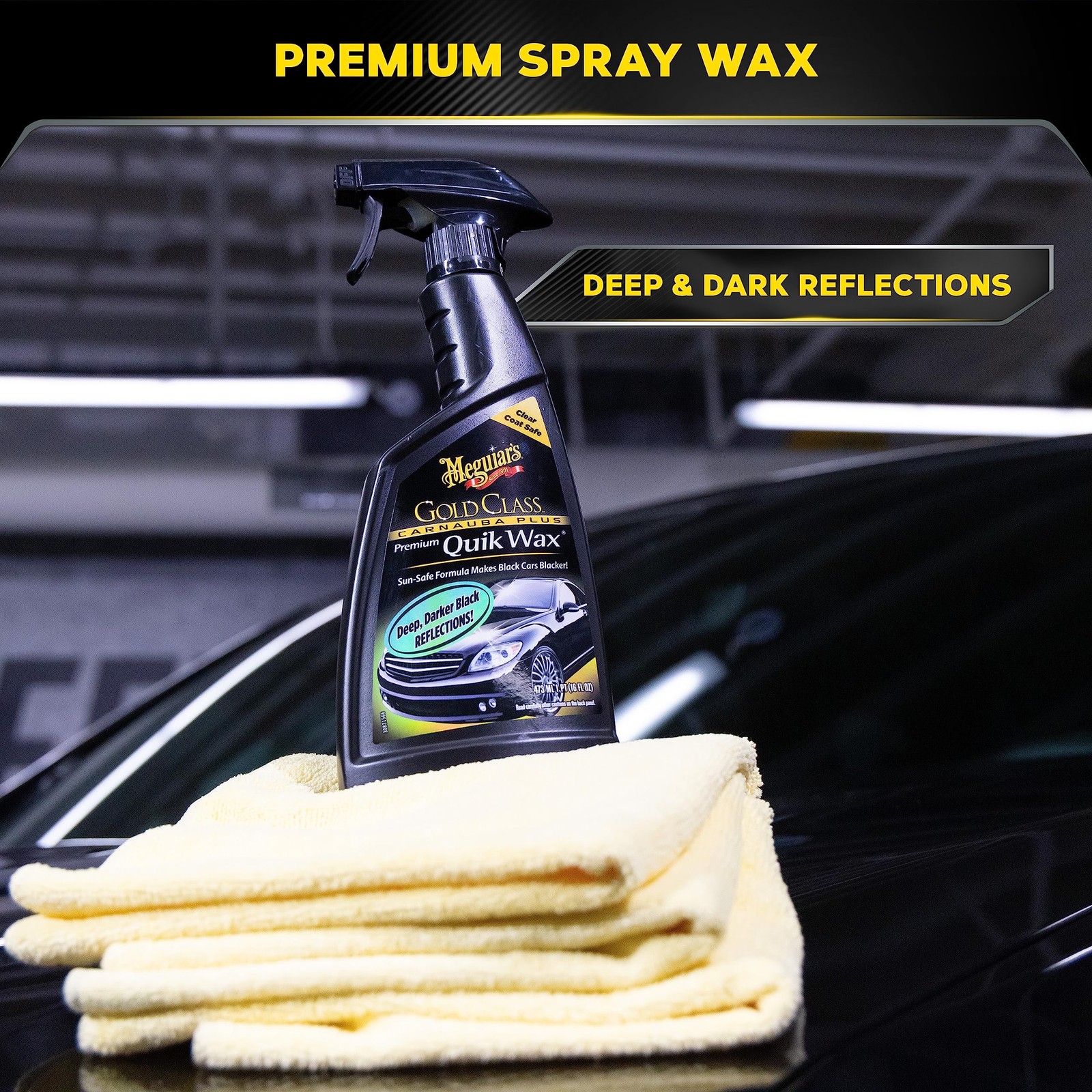 Meguiar’s G7716 Gold Class Carnauba Quik Wax, Special Blend For Richne