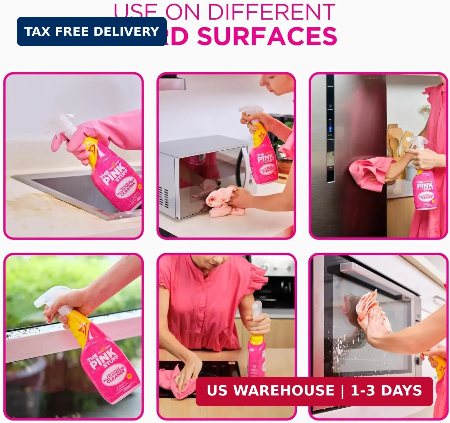 Stardrops The Pink Stuff Miracle Multi-Purpose Cleaner – Removes Grease, Grime,