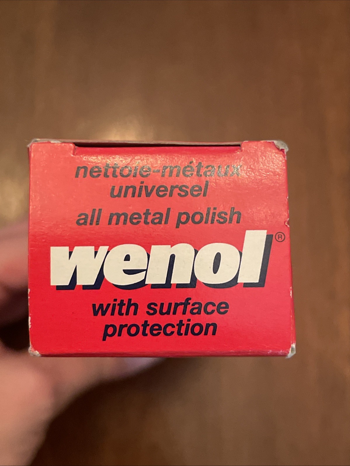 WENOL Red Metal Polish 3.4oz Made In Germany Almost Full