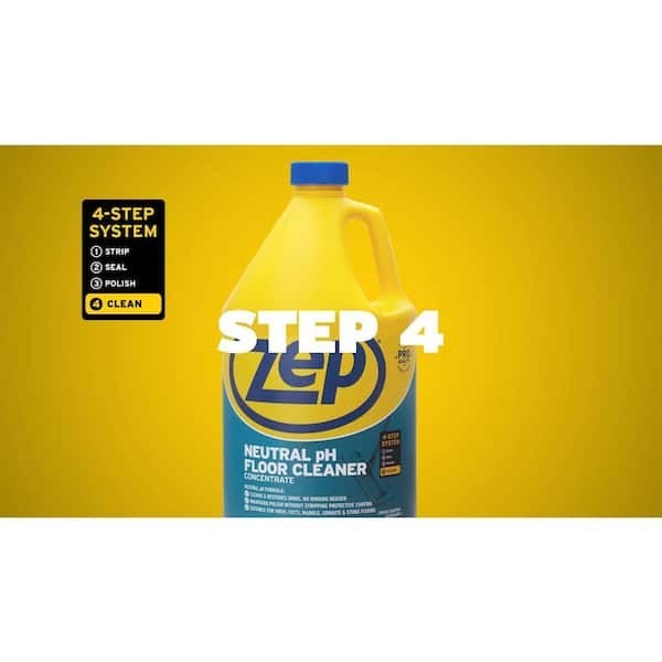 ZEP Neutral Floor Cleaner 1 Gal ZUNEUT128 (Pack of 1/4/6)