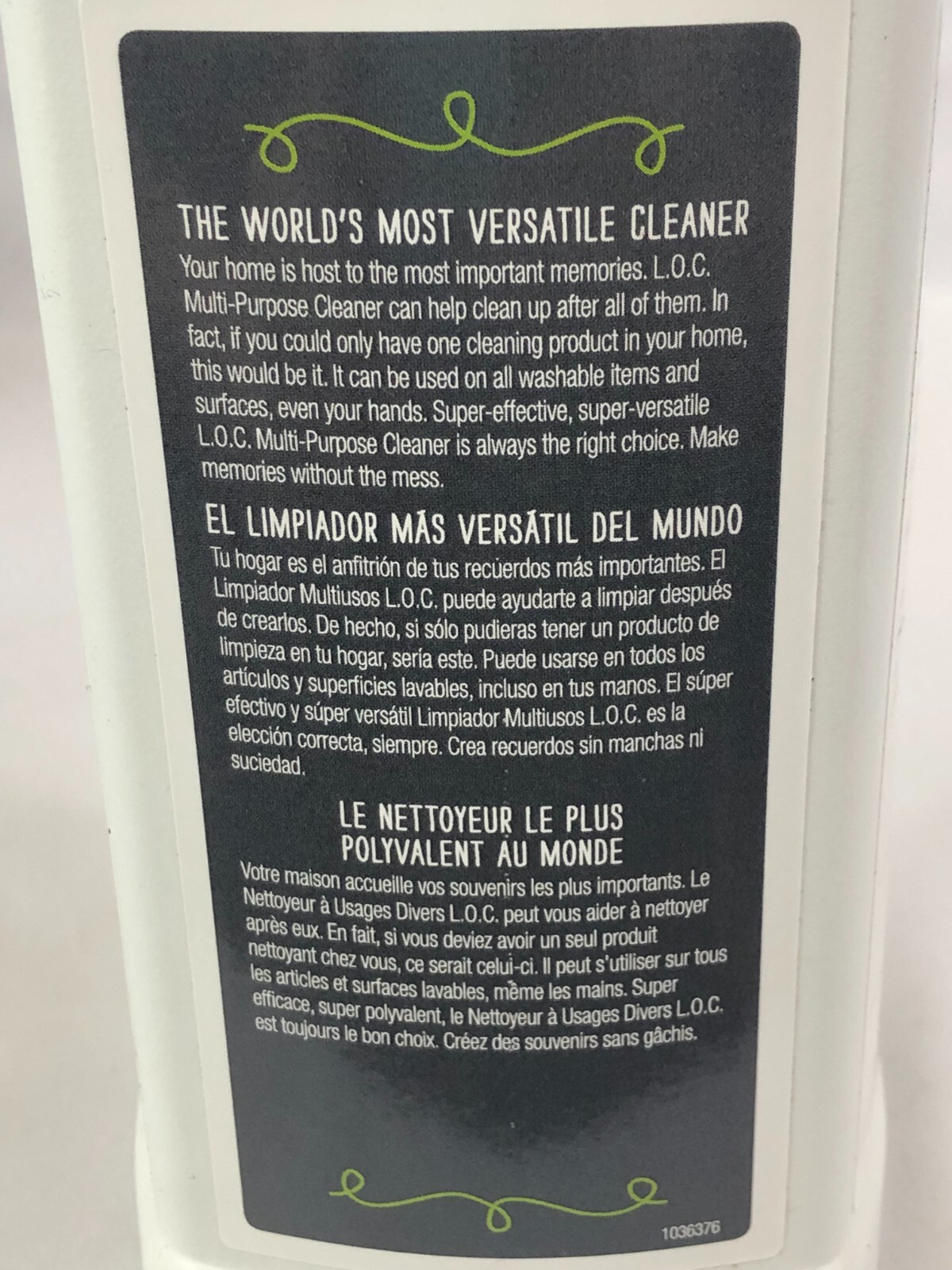 Amway Home Legacy of Clean Multi-Purpose Cleaner 33.8 fl. oz. Gentle Formula