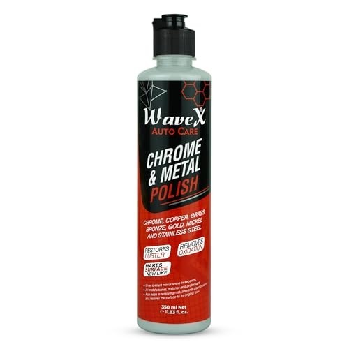 Wavex Metal Polish 350g Chrome Copper Brass Stainless Steel Cleaner Polish FS