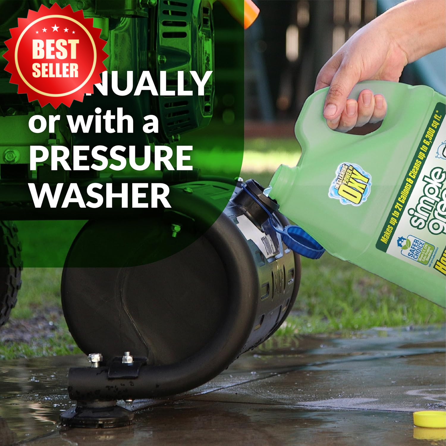 1 GAL Oxy Solve Pressure Washer Cleaner Concentrate Mold Mildew Siding US