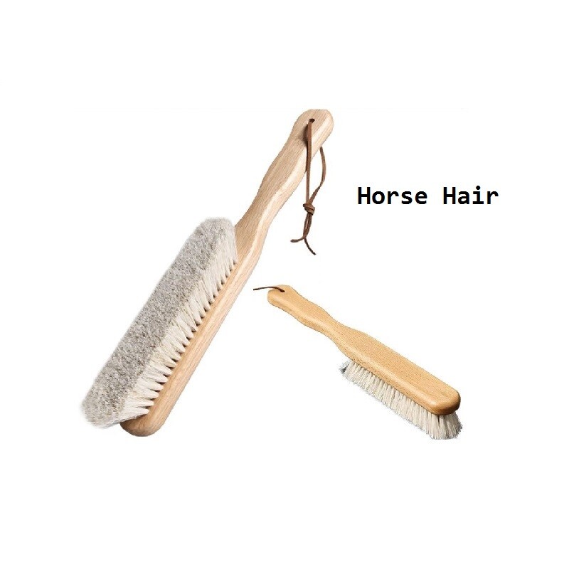 Engrave logo-Horse hair brush coat brush bed brush clean brush shoe brush soft