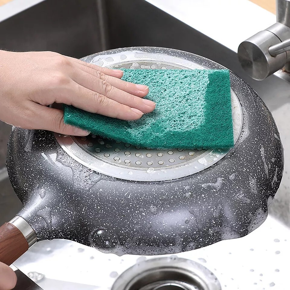 New 21pc Heavy Duty Scour Pads Household Kitchen Cleaning Scrubber Extra Thick