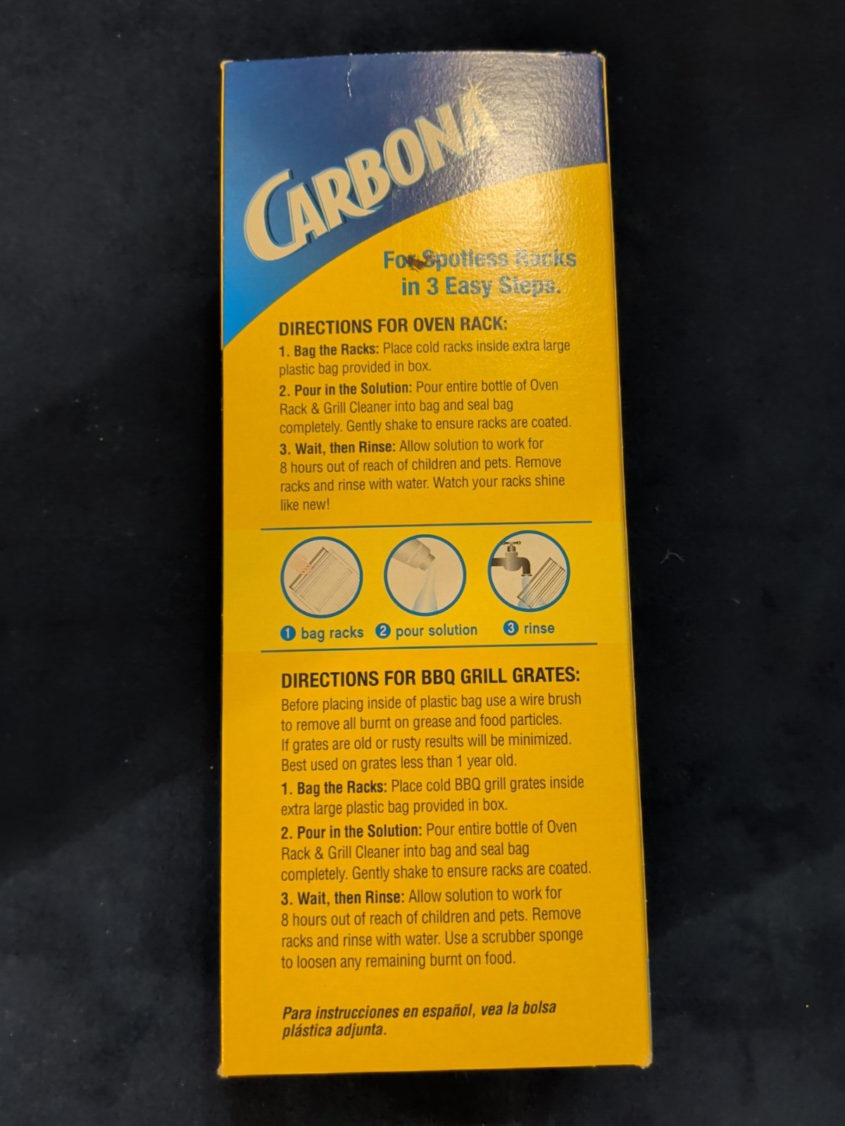 Carbona 320 2-in-1 Oven Rack and Grill Cleaner No Scent 16.8 oz Liquid