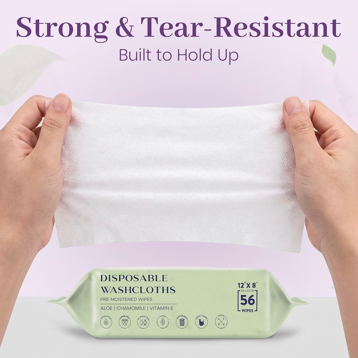 Gentle & Nourishing Adult Wipes – 112 Count, Alcohol-Free, Moisturizing Formula