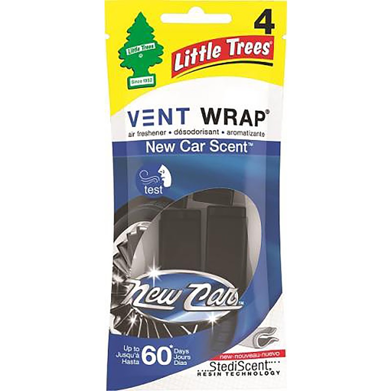 Little Trees CTK-52733-24 Vent Wrap New Car Scent Air Freshener 4 oz.