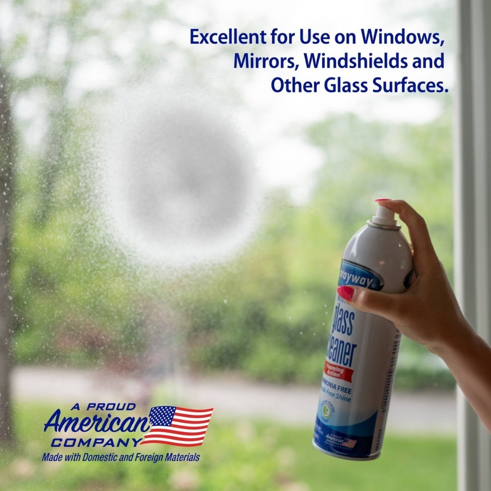 Sprayway Glass Cleaner 19oz, Ammonia-Free Streak-Free