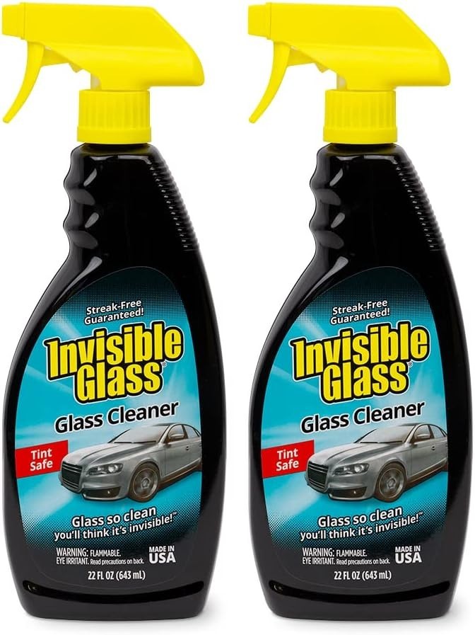 Professional-Grade Glass Cleaner – 22 fl oz Ammonia-Free & Residue-Free Spray