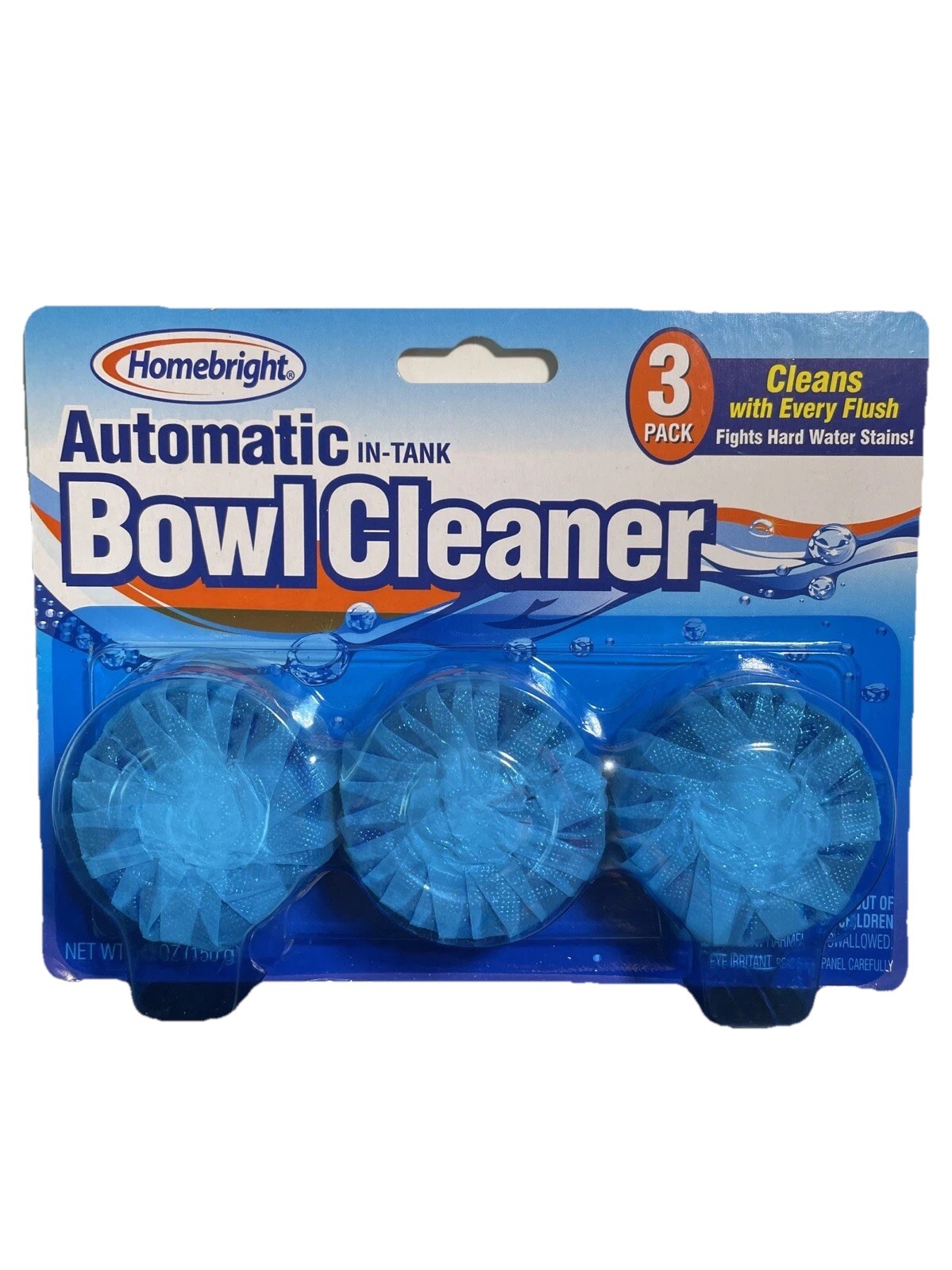 Lot Of 3 Homebright Automatic In-Tank Bowl Cleaner Blue 3pk Each 9 Total