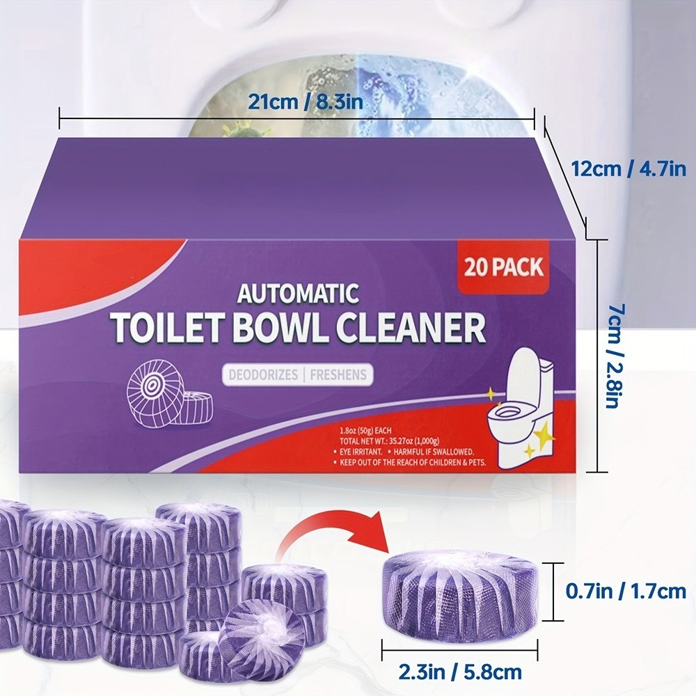Automatic Toilet Bowl Cleaners Tablets,Premium Multipurpose Commercial Household