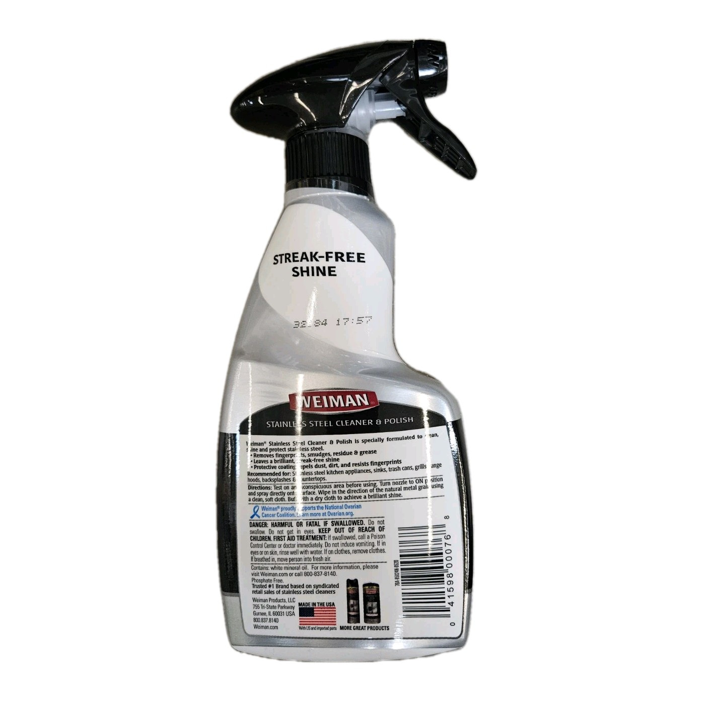 Weiman Stainless Steel Cleaner & Polish Spray – 12 oz.