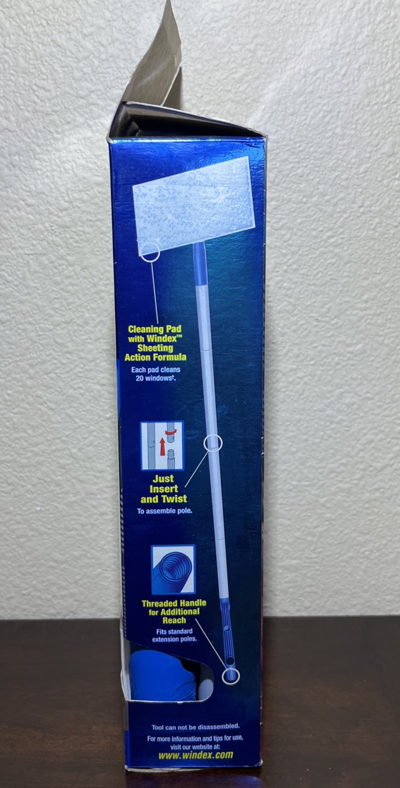 Windex Outdoor All In One Glass and Window Cleaner Tool Starter Kit