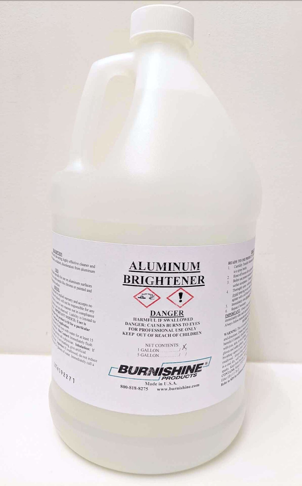 Burnishine Aluminum Brightener & Cleaner 1 Gallon