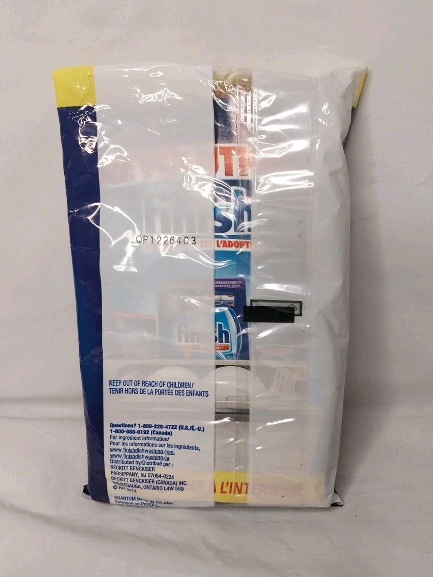 NEW Sample FINISH POWERBALL 2CT QUANTUM CAPSULES 4.22 FL OZ Made In POLAND