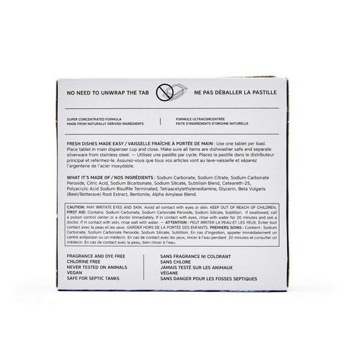 Dishwasher Tabs 30 Tabs By The Unscented Company