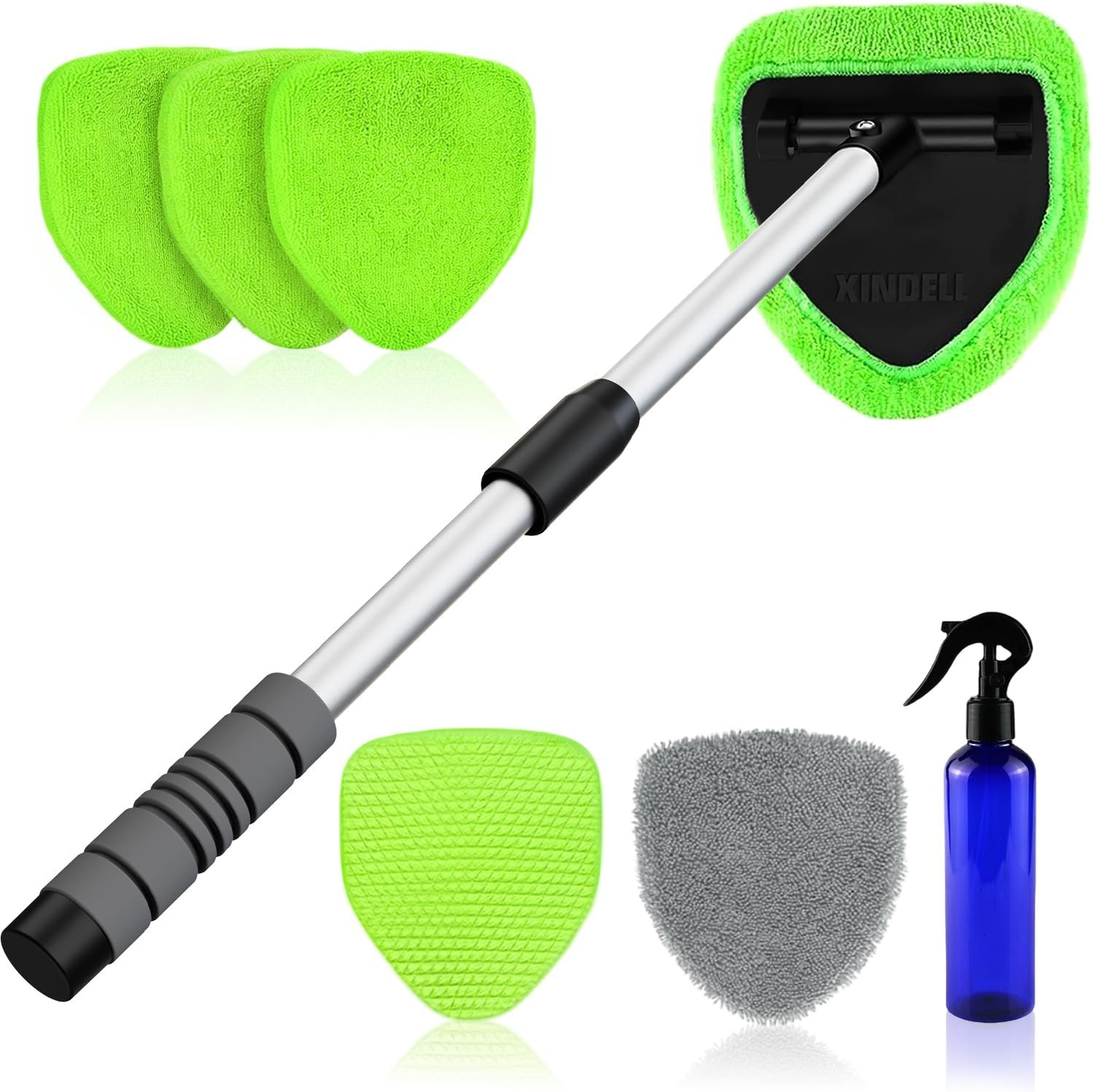 XINDELL 29-Inch Windshield Cleaner Tool – Car Interior Window Cleaning Kit with