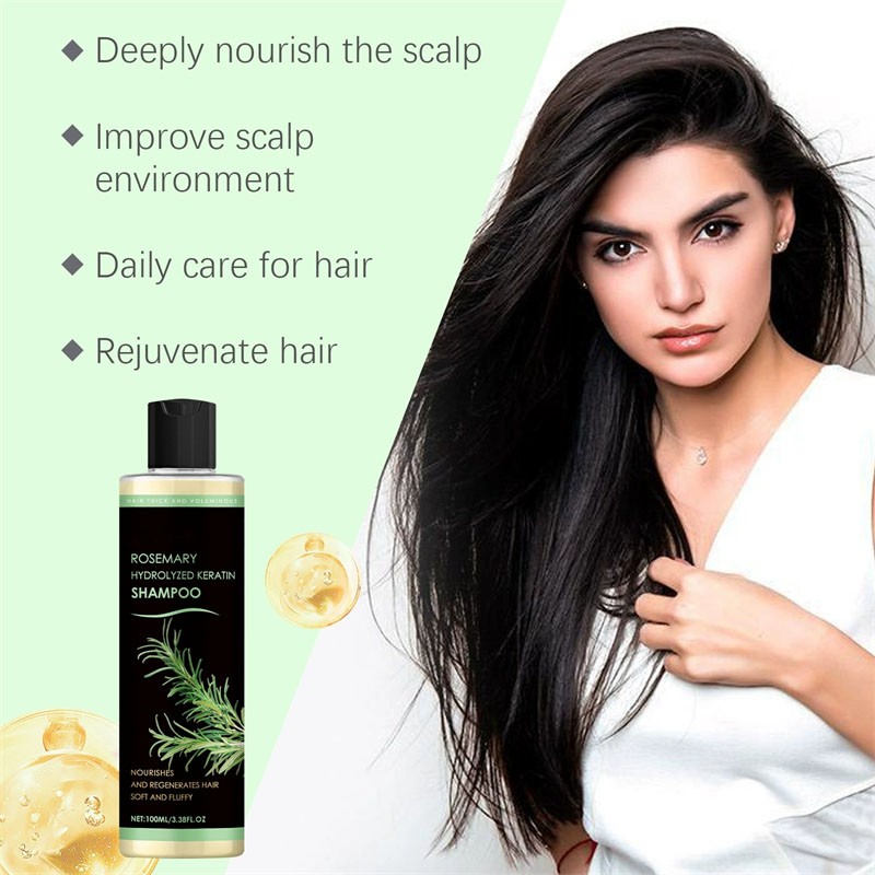 Organic Rosemary Hair Growth Shampoo for Women and Men-Natural Thickening