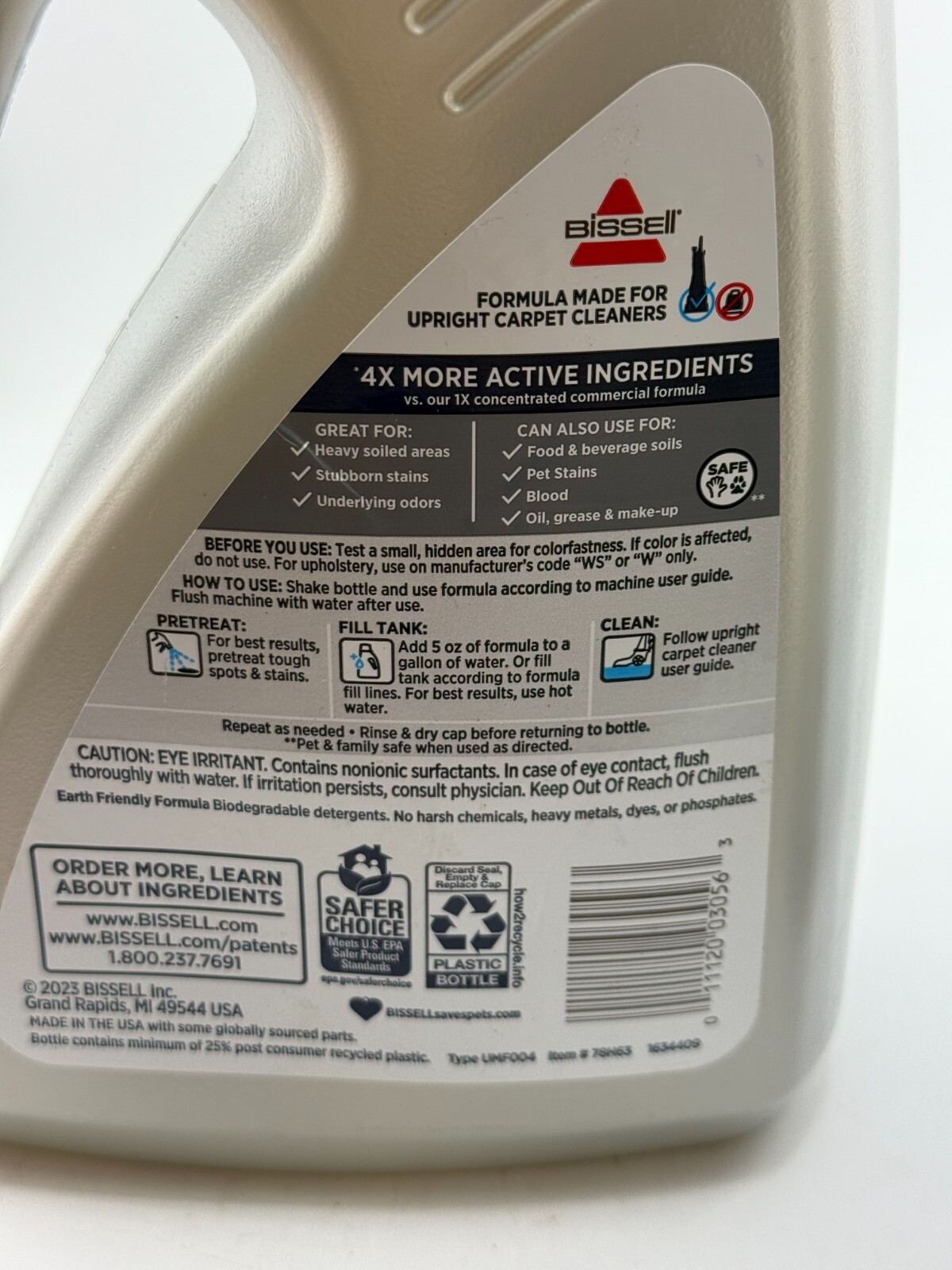 BISSELL 2X Professional Upright Deep Cleaning Machine Formula (48 oz.) | 78H63
