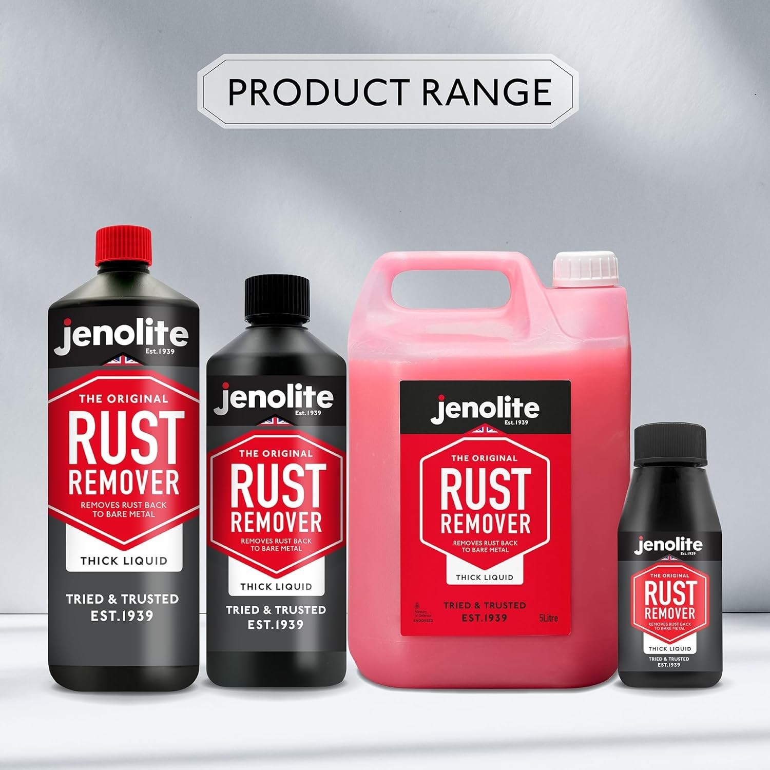 Rust Remover Metal Liquid 5oz Fast Acting No Drip Industrial Strength