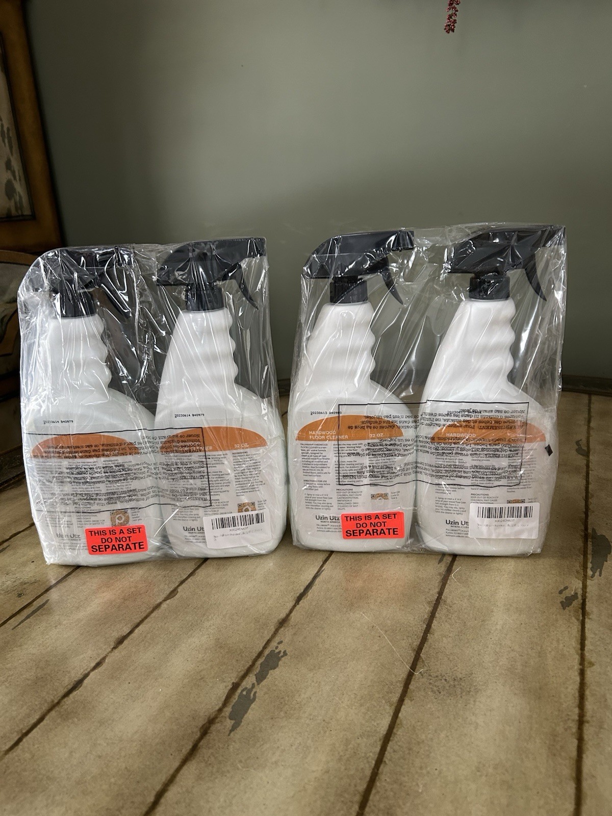 Pallmann (4 Bottles) Hardwood Floor Cleaner 32 Ounce Spray Bottles
