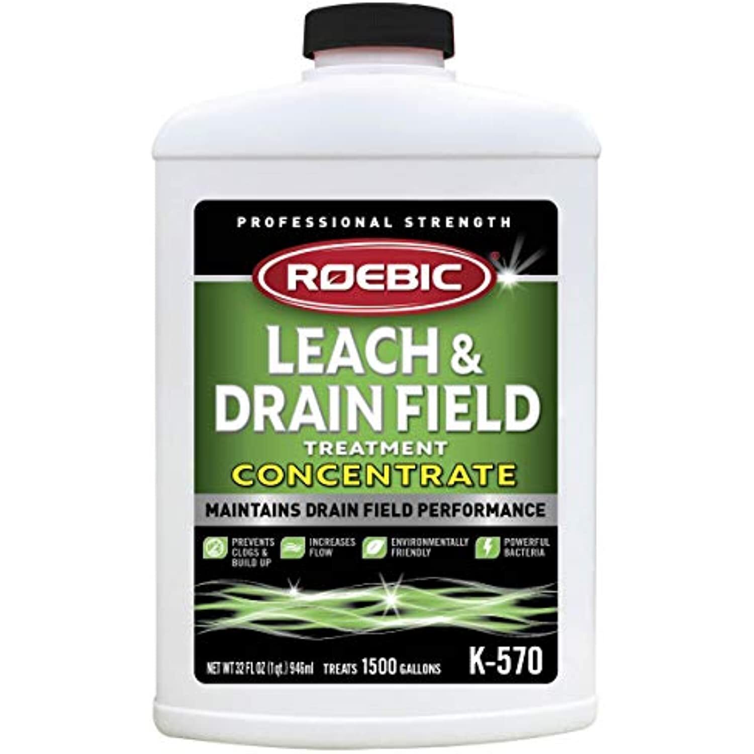 Roebic K-570-Q Biodegradable Leach and Drain Field Treatment Concentrate