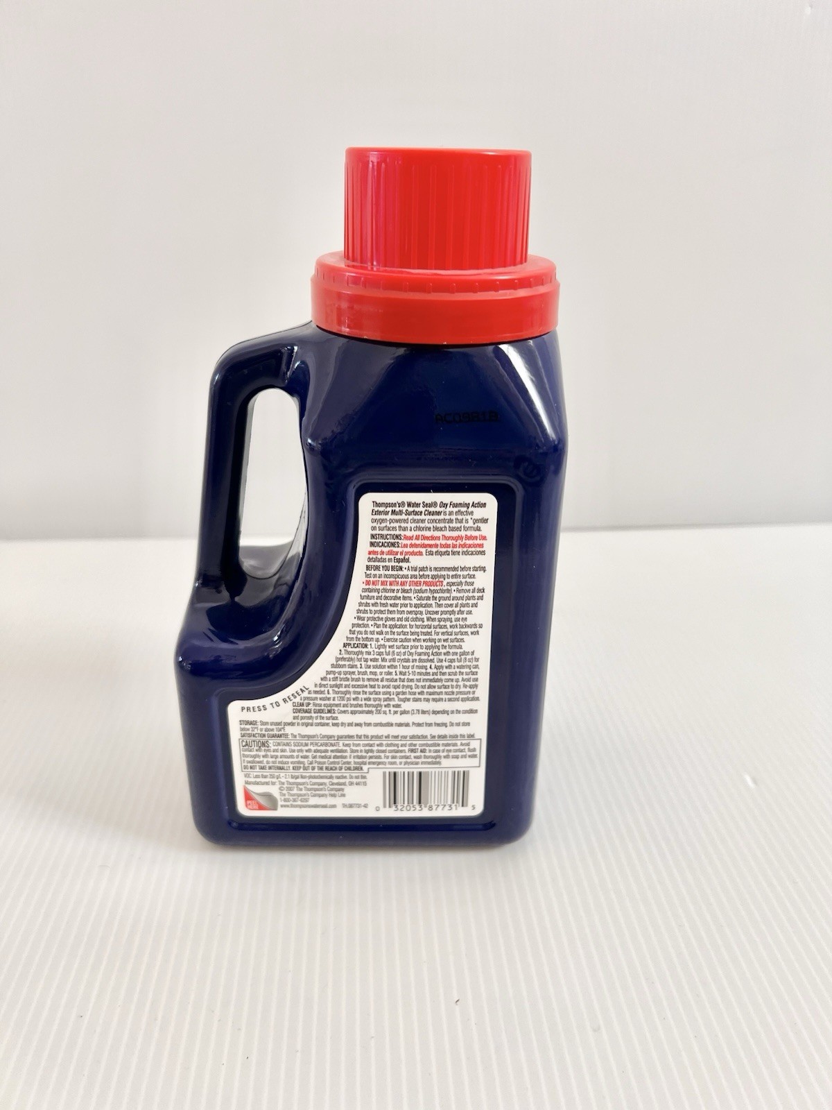 Thompsons WaterSeal OXY FOAMING Action Exterior Cleaner Discontinued 2 Lbs Blue