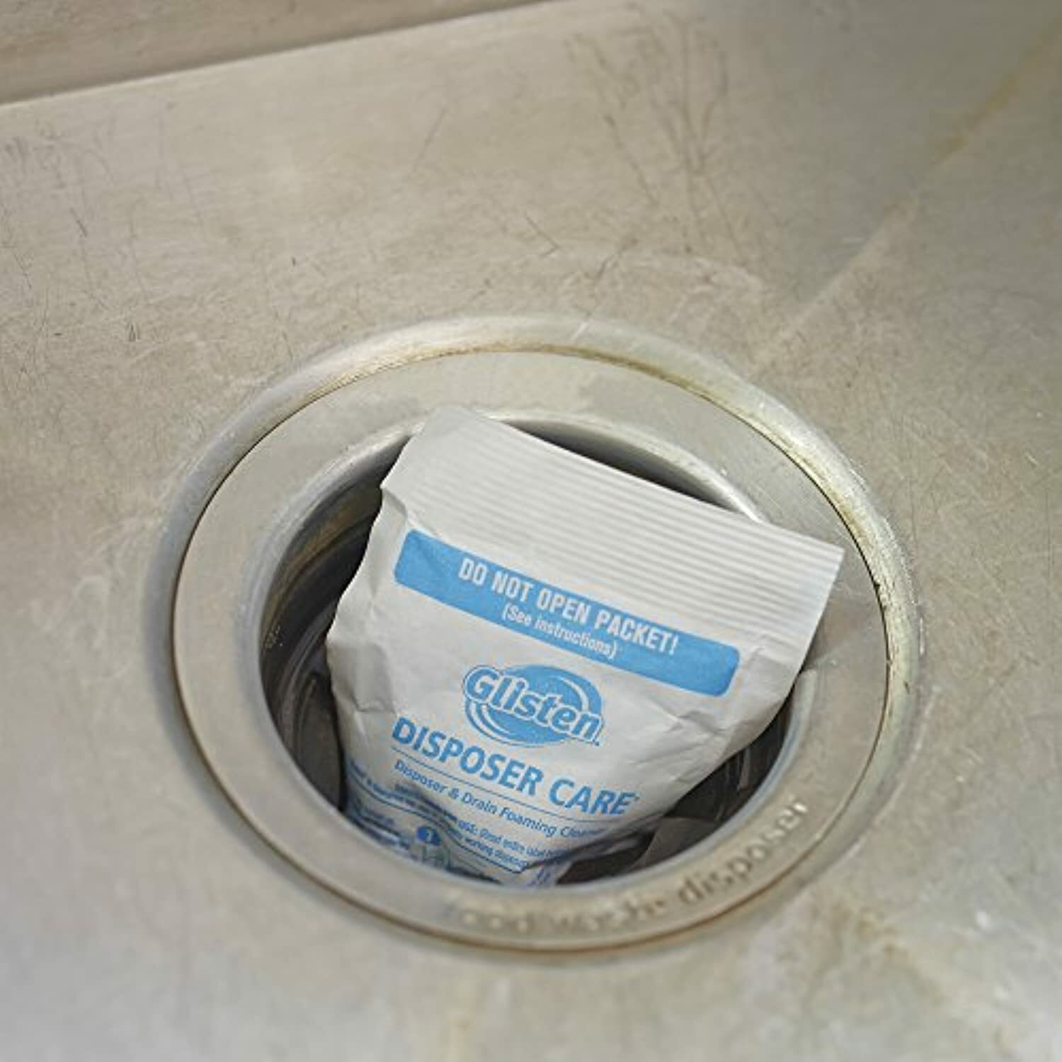 Glisten Garbage Disposal Cleaner and Odor Eliminator 4 pack with Foaming Action