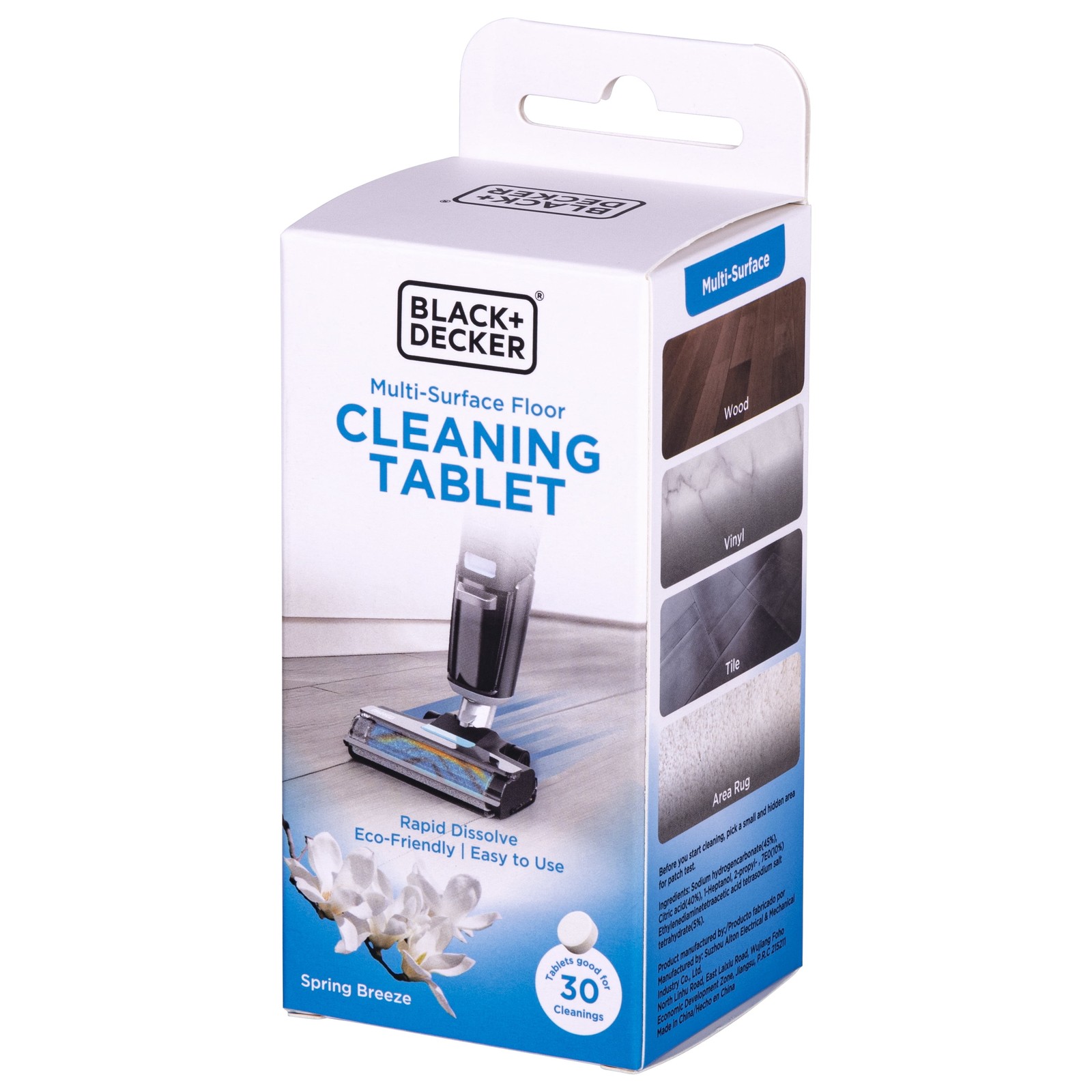 Floor Cleaning Tablets Spring Breeze Scent 30 Count