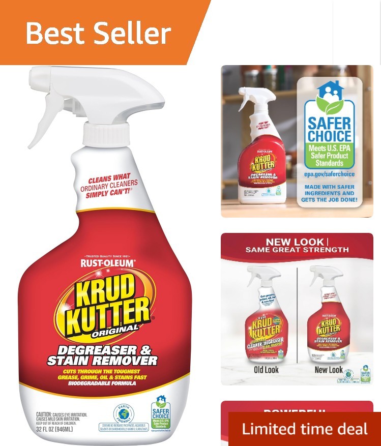 Cleaner Degreaser Spray, 32 oz | Cuts grease, oil, grime, tar and wax. Water-…