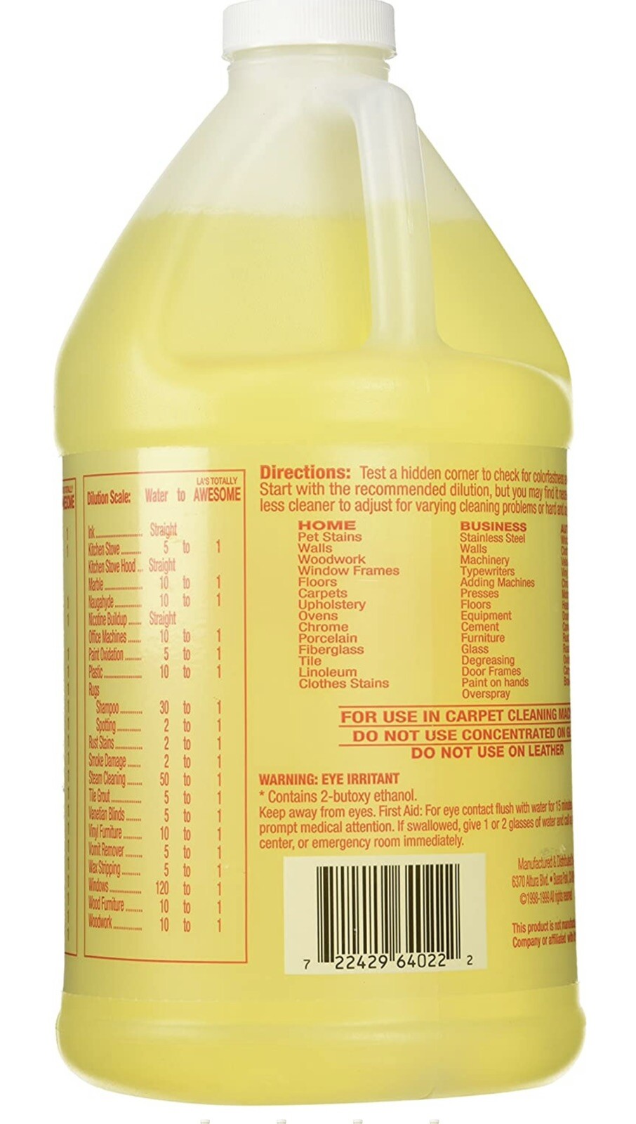 La’s Totally Awesome All Purpose Cleaner Mega 64 oz New Fast Free Shipping