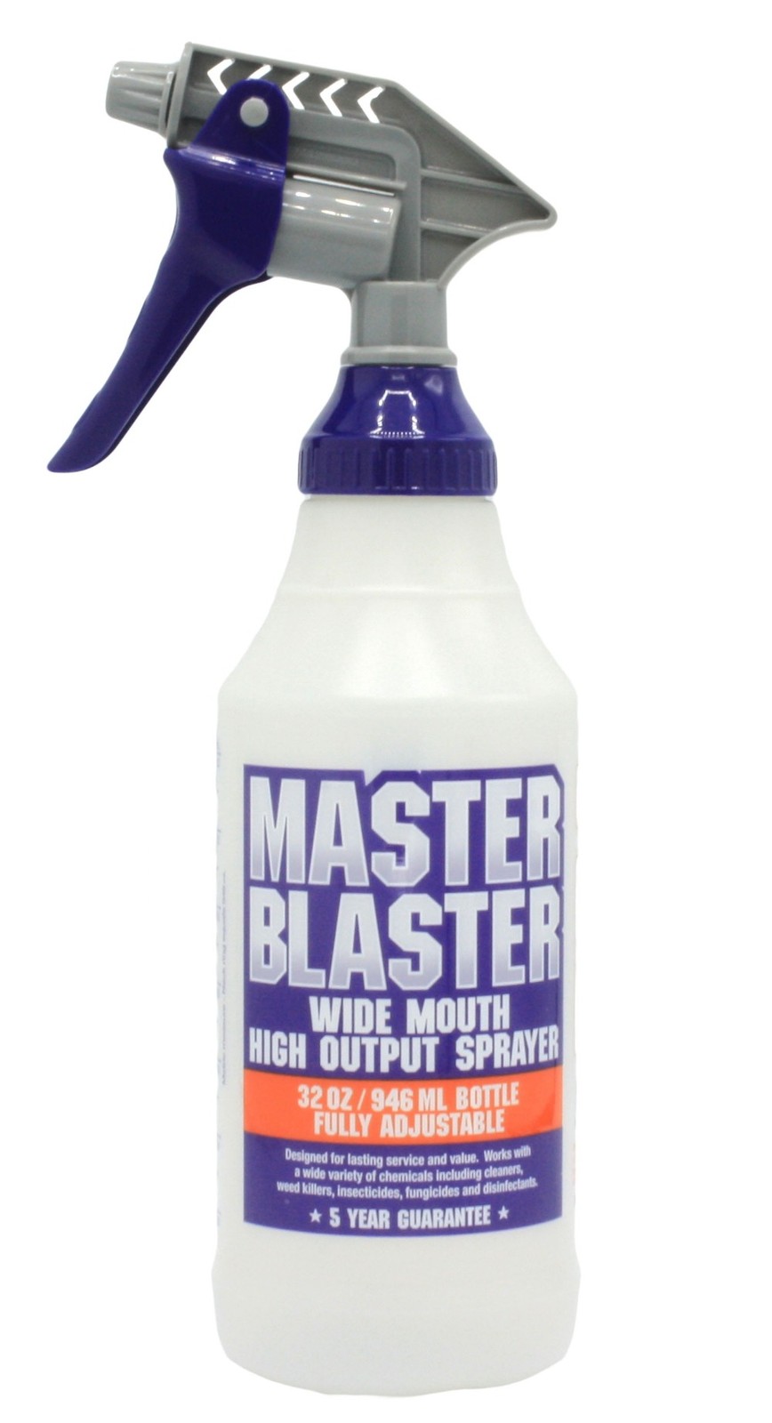 (2 pack) Crew Wide Mouth Master Blaster Plastic Spray Bottle, 32 oz