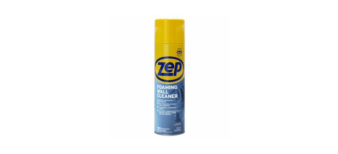 Zep, Inc. ZUFWC18 Foaming Wall Cleaner, 18 oz Can, Ammonia, Opaque Off-White