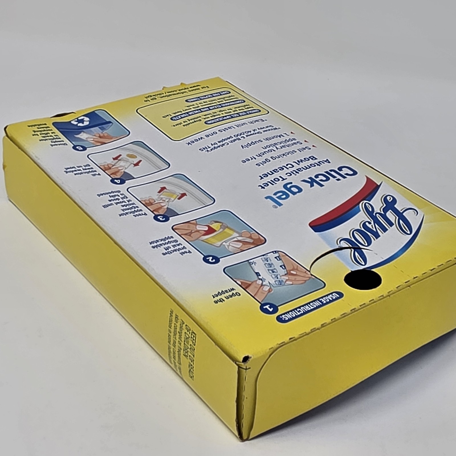 2016 Sealed Lysol Click Gel Automatic Toilet Bowl Cleaner ~ Citrus Scent 4 Count