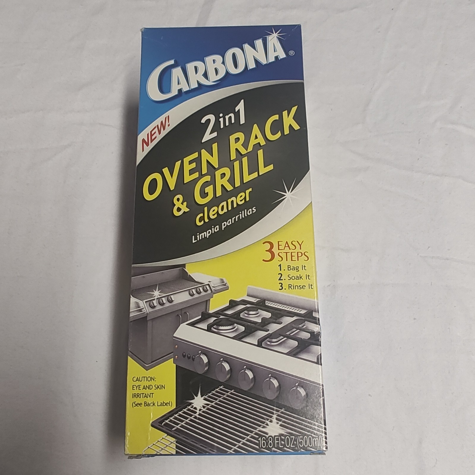 Carbona 2-in-1 Oven & Grill Cleaner w/ Disposable Gloves, 16.8 fl oz (500 mL)