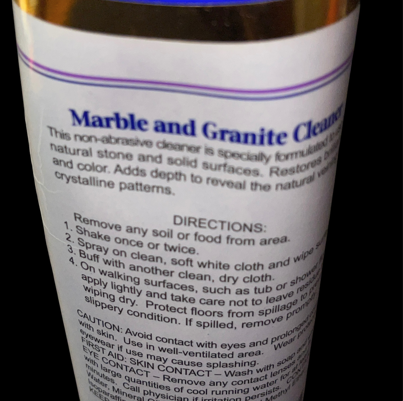 Tile Guard Granite & Marble Cleaner 15 Oz Discontinued Slate Solid Surface New