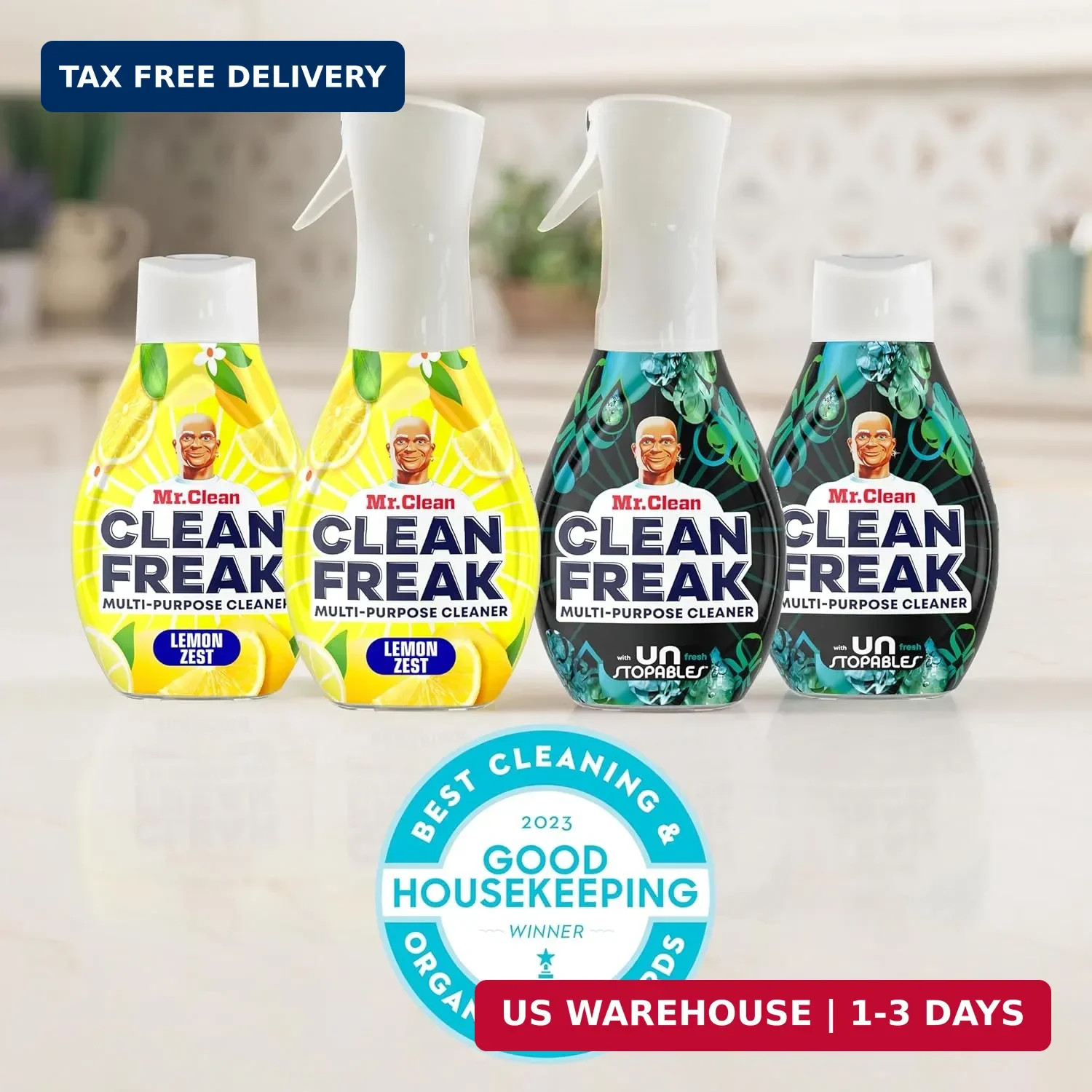 Mr. Clean Clean Freak Multi Surface Cleaning Spray, Deep Cleaning Mist Starter K