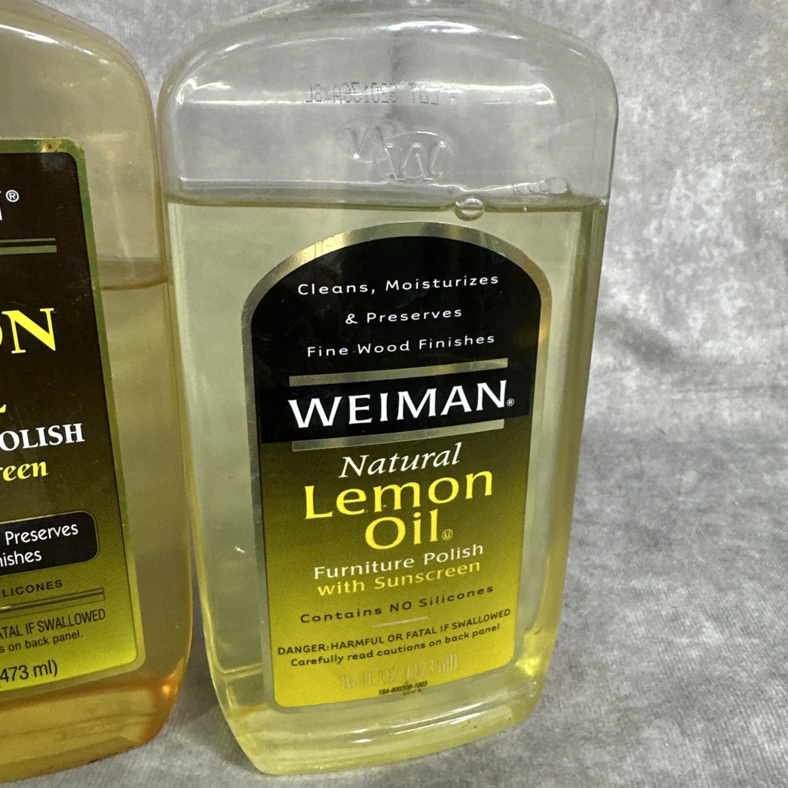 Weiman Natural Lemon Oil Furniture Polish With Sunscreen 16 oz Discontinued (2)