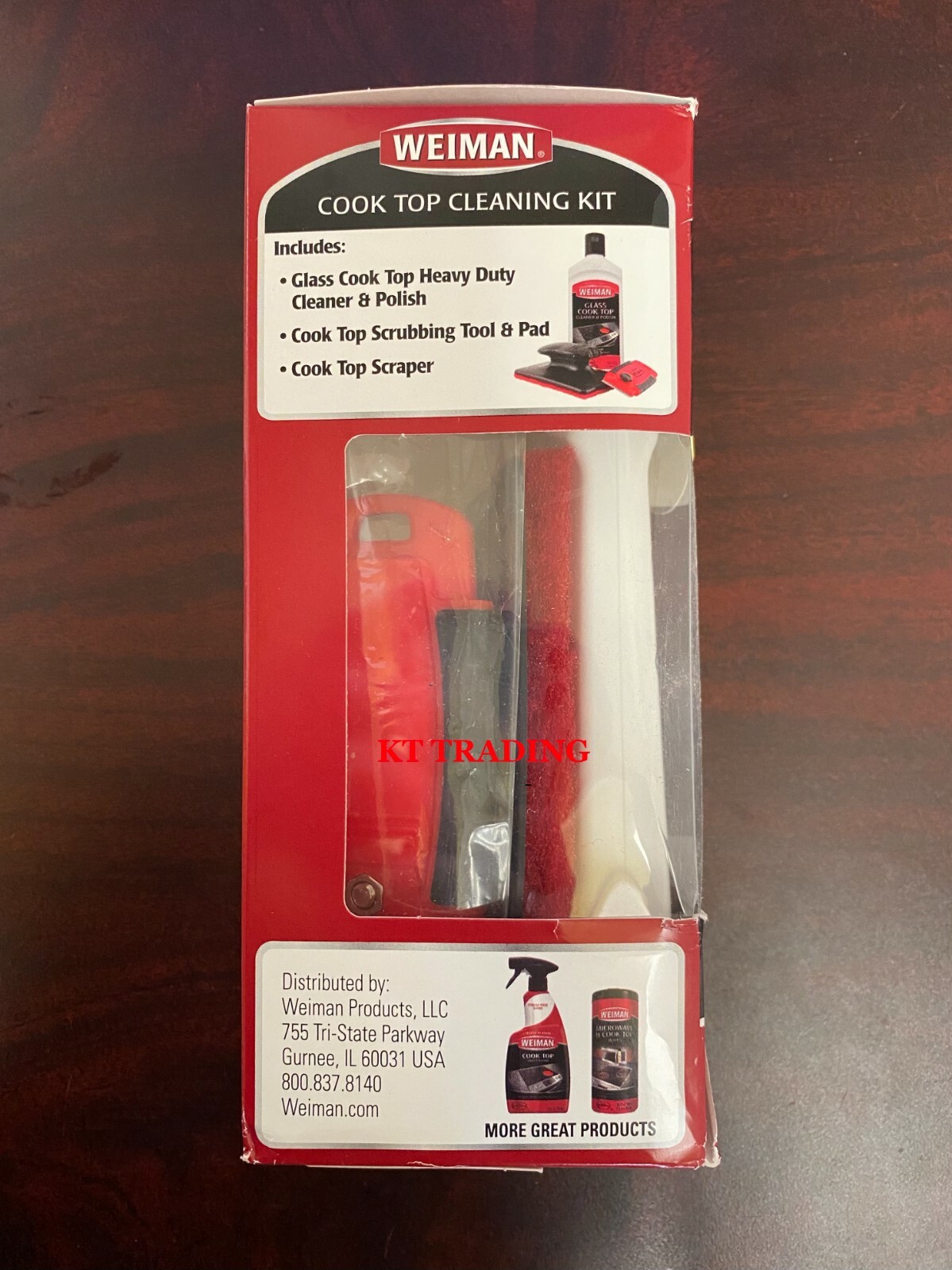 WEIMAN GLASS COOK TOP Heavy Duty CLEANER & POLISH KIT Shine Protect RANGE TOP