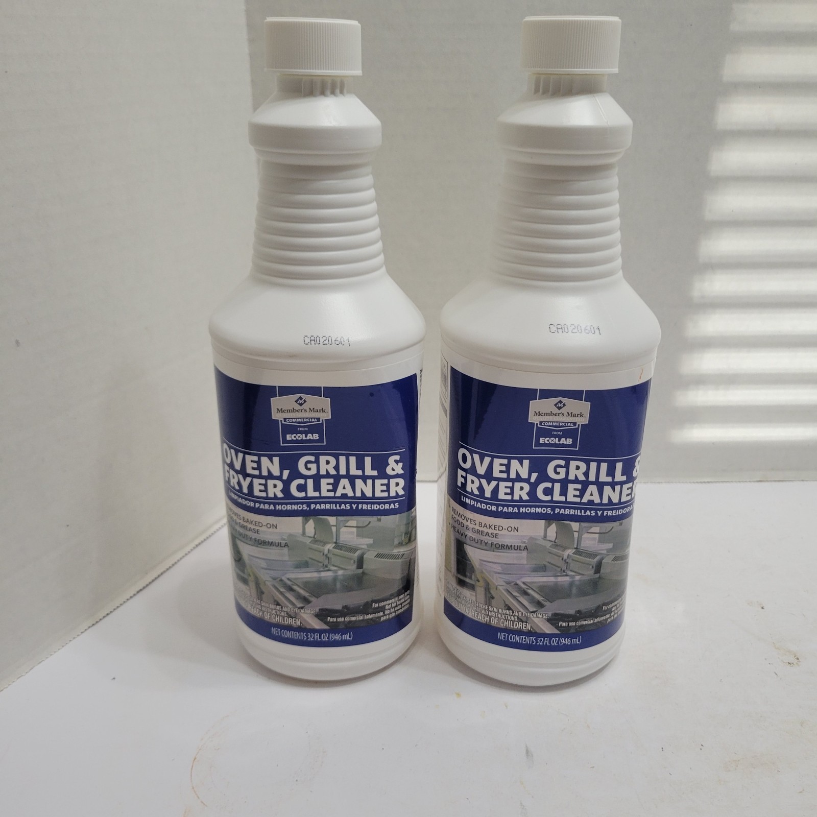 Lot Of 2 New Member’s Mark Commercial Oven, Grill and Fryer Cleaner 32 oz Each