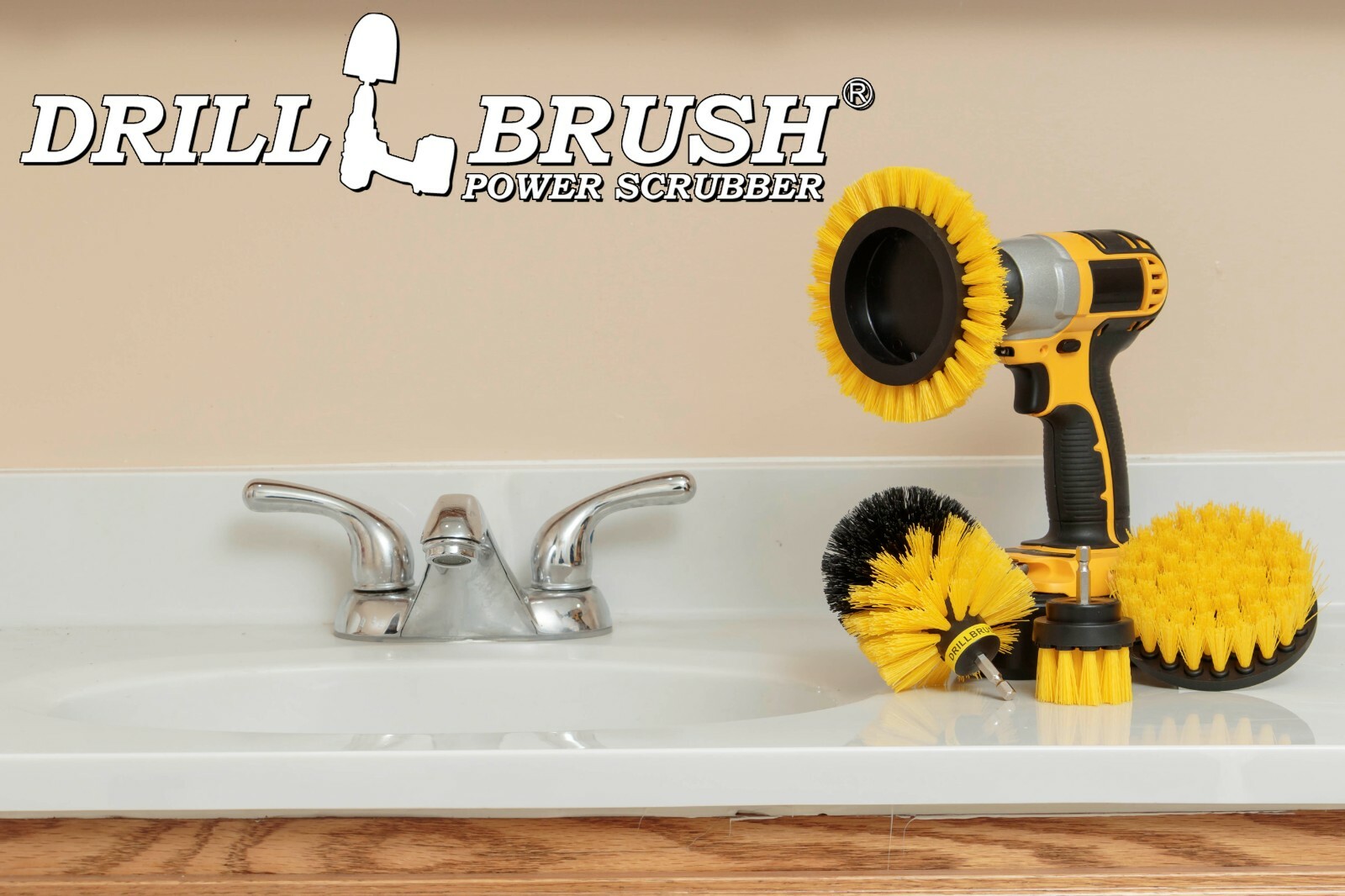 Shower Cleaning Rotary Drill Brush Kit – Power Brush Scrubber for Bathroom