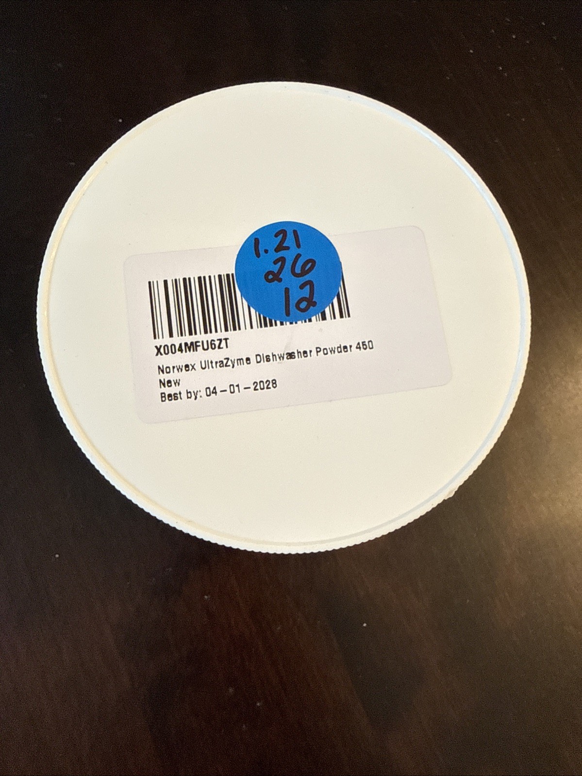 Norwex Ultrazyme Dishwasher Powder 450 g Best By: 4/2028 Open