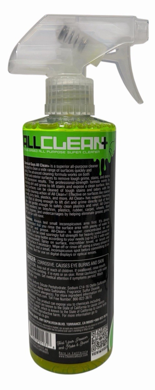 Chemical Guys All Clean+ Citrus Based All Purpose cleaner+degreaser CLD_101_16